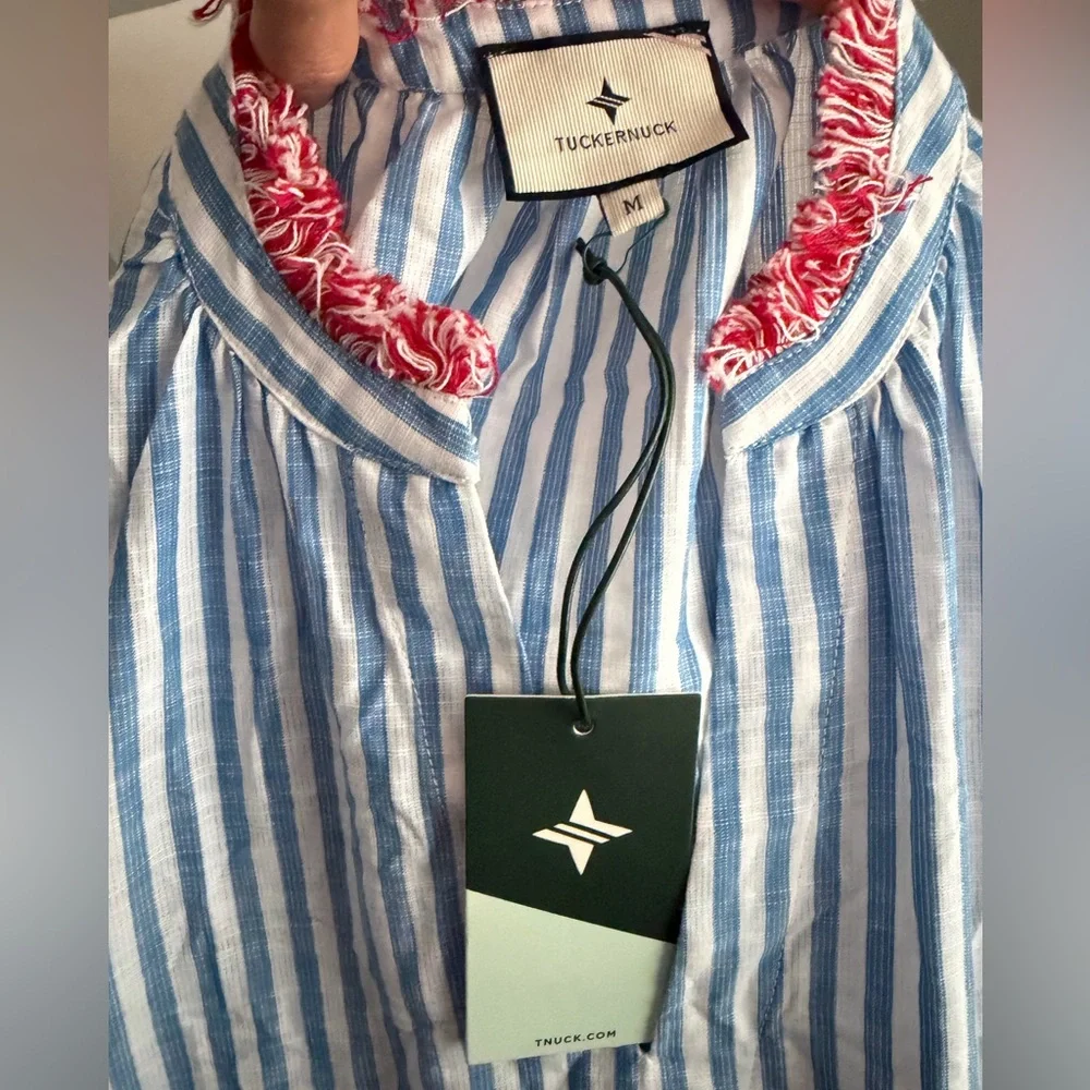 NWT TUCKERNUCK  Savannah Stripe Crawford Dress Size M - Picture 11 of 11